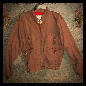 80s Italian Elettrico Blu POP 84 Motorcycle Jacket